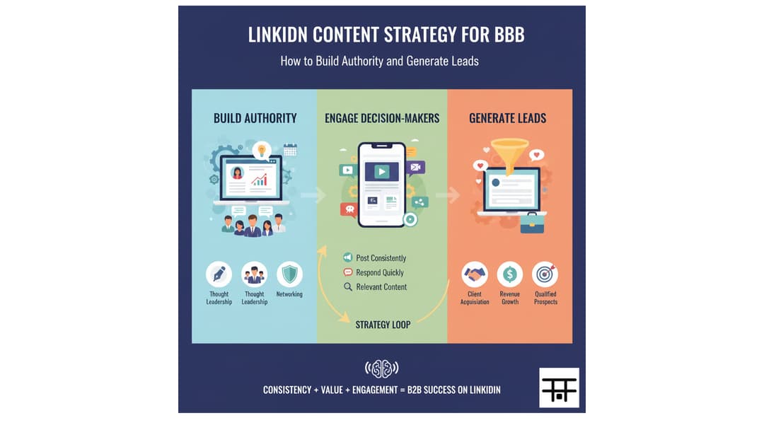 LinkedIn Content Strategy for B2B: How to Build Authority and Generate Leads